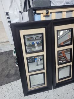 Pair of Wall Mirrors Decor