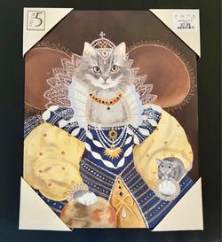 Carol Lew Royal Cat Painting