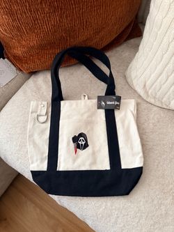 Ghost Face Tote Bag