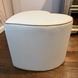 Heart Shaped Ottoman
