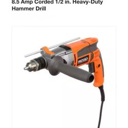 Ridgid  1/2 in 2 Speed Hammer Drill Corded Heavy Duty With Bag Model R50111