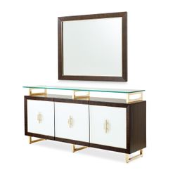 Belmont Place Espresso Sideboard with Mirror
