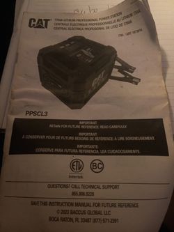 CAT 175oa lithium professional power station
