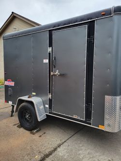 Covered Trailer Single Axel