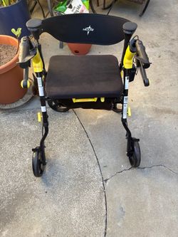 Medline Rollator Walker with Seat