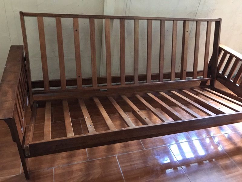 Wood Futon with 12" mattress