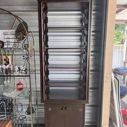 Wooden Shelf With Cabin 