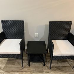 Patio Furniture Sets : Rattan Chair Conversation Sets