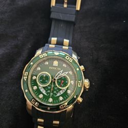 Invicta PRO Diver Collection  Chronograph green Dial NEW