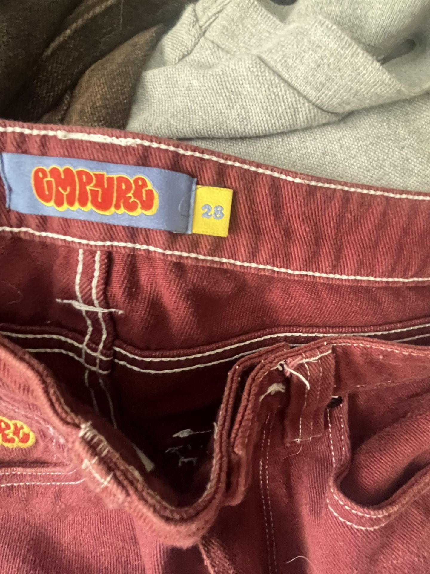 Levis and emprye pants baggy