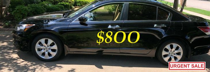 🎁💝$8OO URGENTLY I sell my family car 2OO9 Honda Accord EX-L Everything is working great! Runs great and fun to drive.🔑🔑