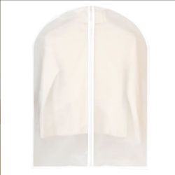 15 PEVA Frosted Zippered Garment Dress Shirt Bag Covers