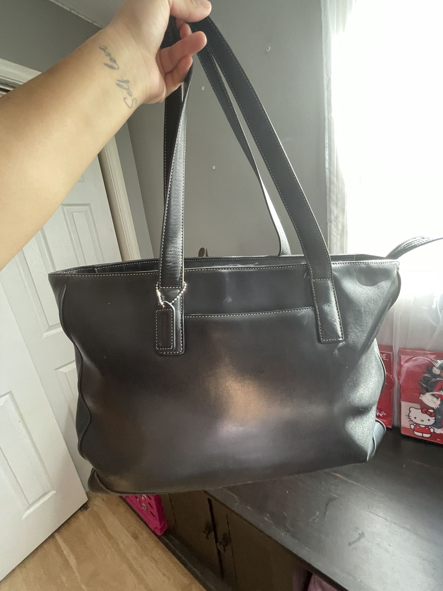 Coach Hamptons Black Business Tote Bag