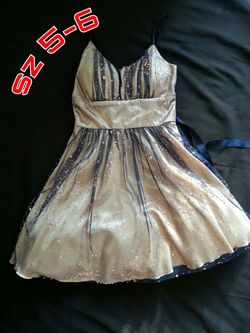NEW- Delias Purple'Emma Bust Glit Dress /sz5-6