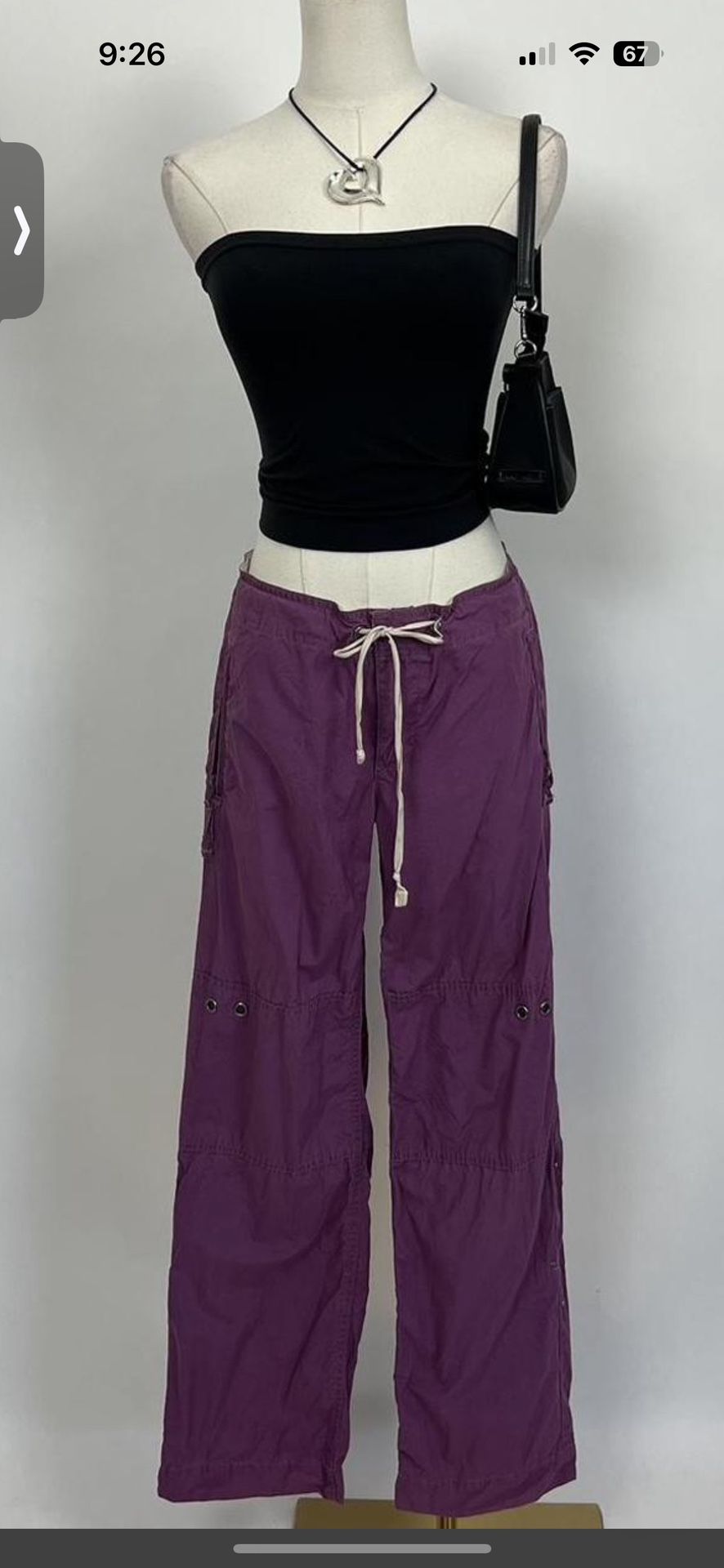 Women’s Purple Utility Pants 14