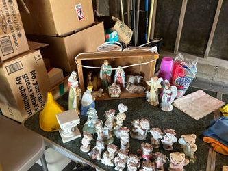 Dreamsicles, puzzles, games, household items, figurines, nativity, etc