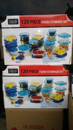 120 PCS Food Storage Container