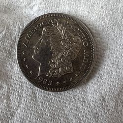 1983 Morgan Dollar  American Pacific Mint 1oz 999 Fine Silver Round