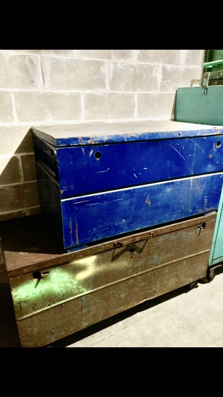 Greenlee Ridgid Werner Gang box tool box hvac plumbing construction Various gang boxes for sale in good condition $350 each New Greenlee box is $1k
