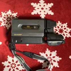 Sharp VL-L50U Slimcam Zoom 12 VHS Camcorder Vintage