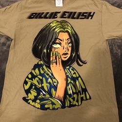 Billie Eilish Pop Portrait Anime Tee & Poster