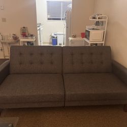 Tufted Futon , Couch Bed For Sale !