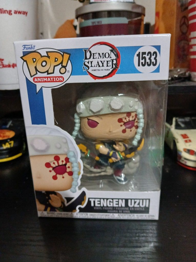Brand New Demon Slayer Tengen Uzui #1533 Funko Pop