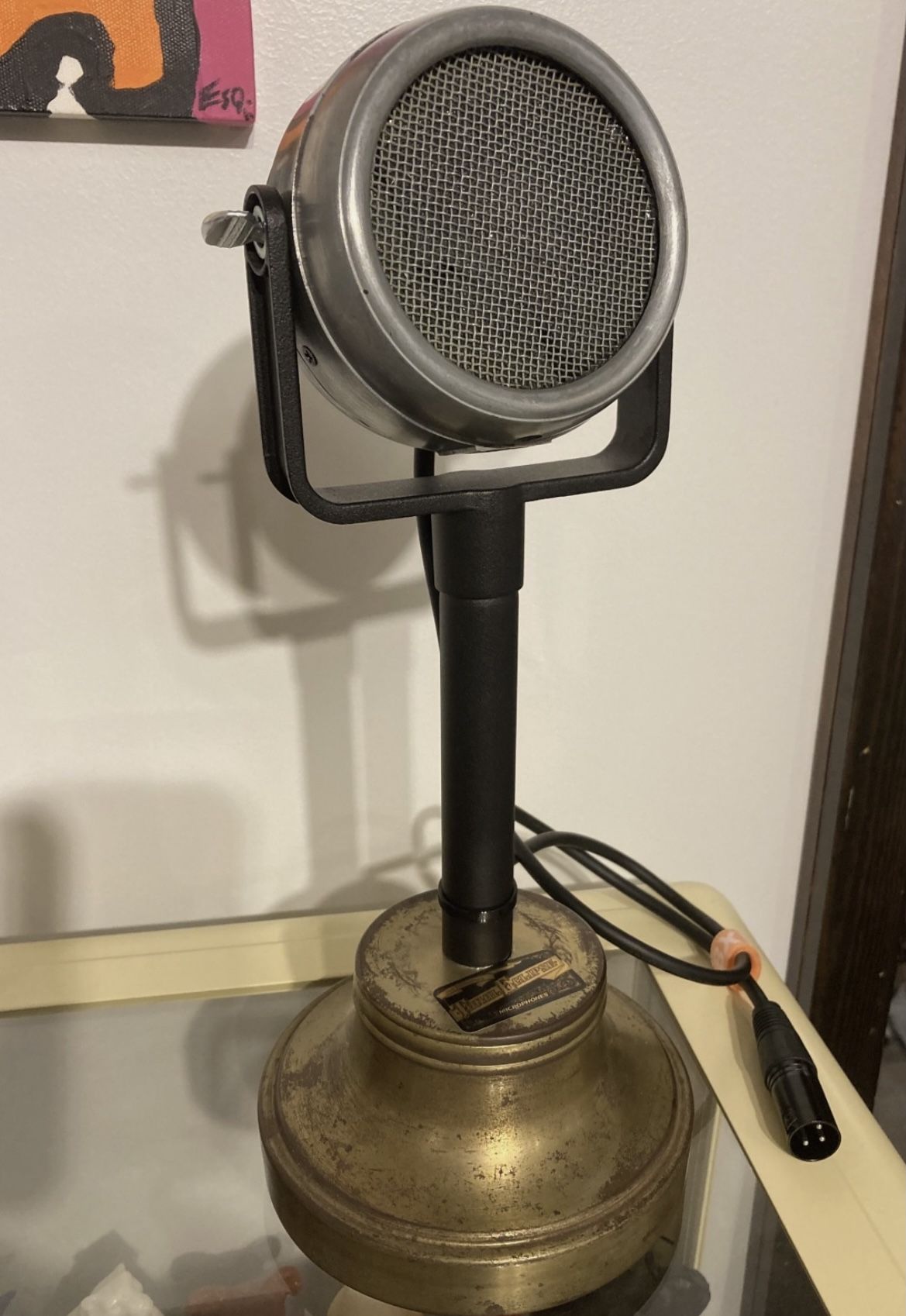 Custom Made Reisz Marconi STYLE Dynamic Microphone Tribute Replica PLEASE READ!!