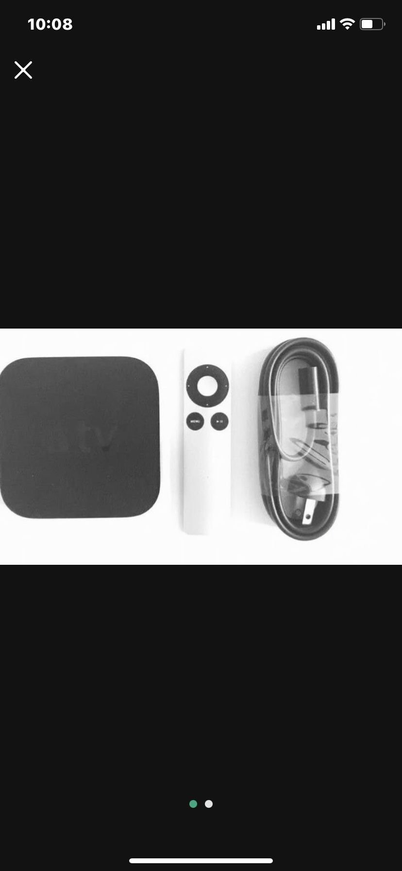 Apple TV HD Media Streamer with Genuine Apple Remote