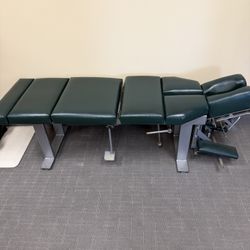 Green Pettibon Table With Lumbar And Cervical Drop 