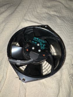 ebm W2S130-BM03-07 230V AC Axial Fan 138mm 0.17A 2550rpm Round Black