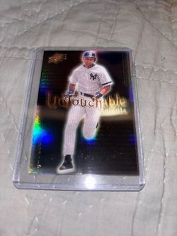 Derek Jeter untouchable collectors edge refractor baseball card