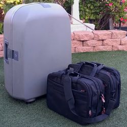 Large Luggage Hard Case Multi-directional spinner wheels / Black Laptop Or Camera Equipment Bags