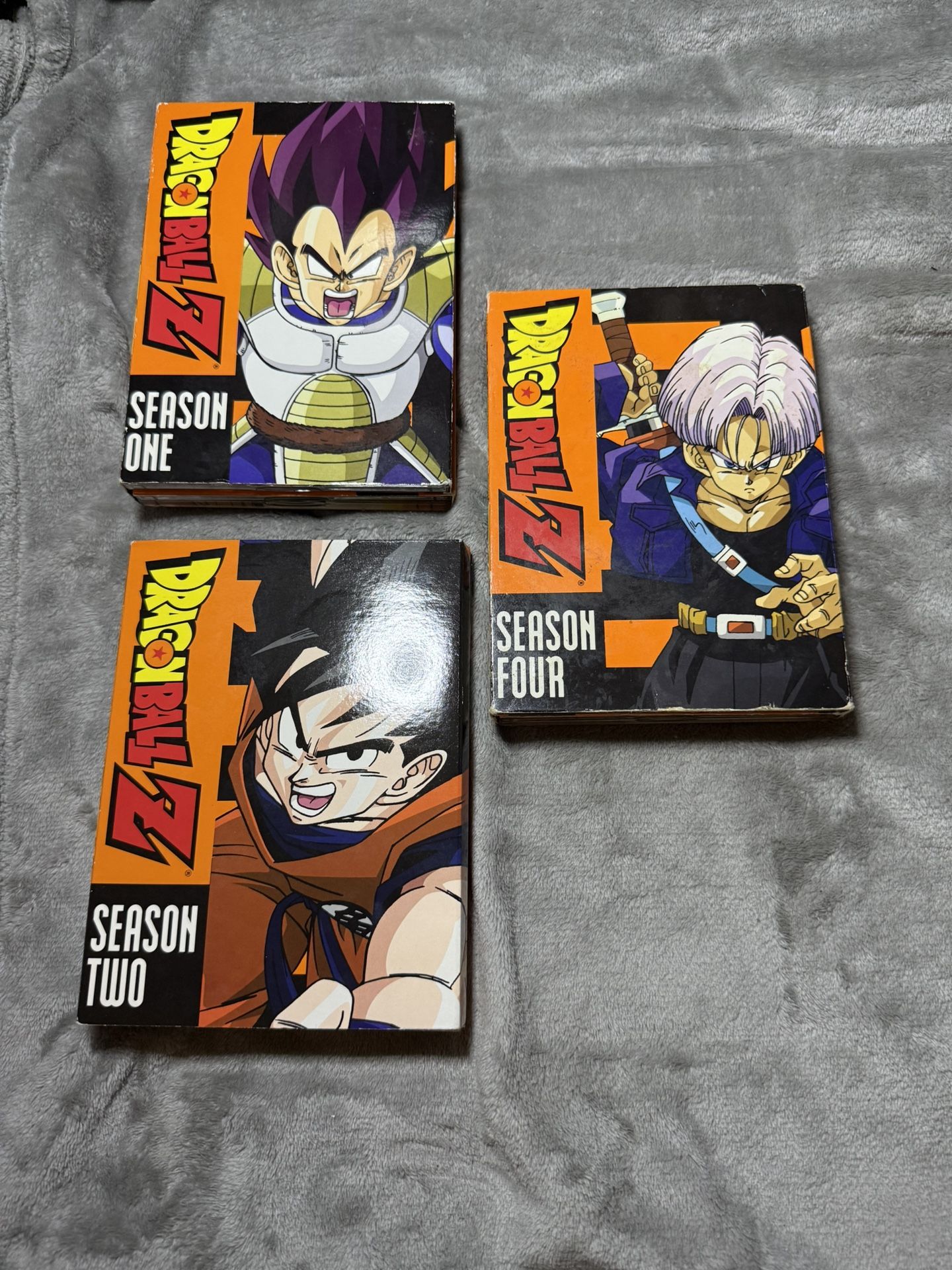 Dragon Ball Z dvds lot Season 1 Season 2 Season 4