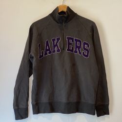 Lakers Banner 47 1/4 Zip Pullover