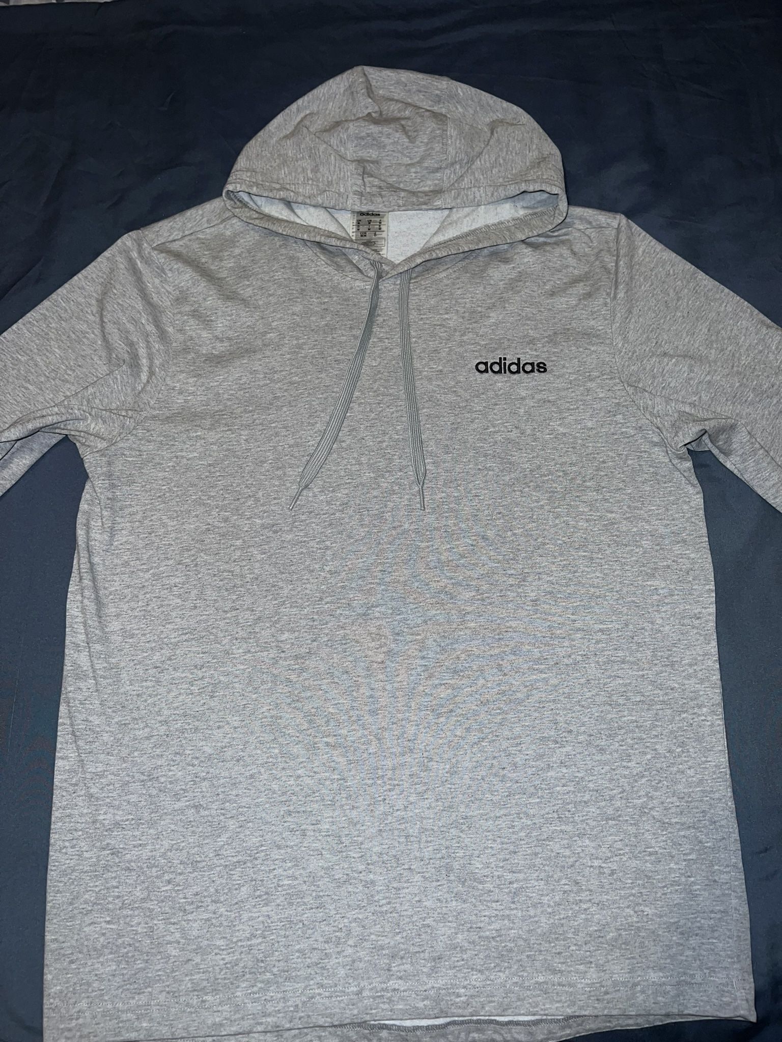 Essential Cotton Jersey Hoodie Gray Sweatshirt