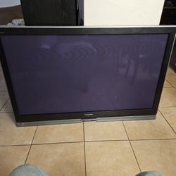 Fifty five inch flat screen, panasonic t v