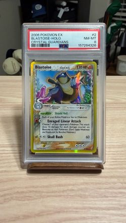 PSA 8 EX Crystal Guardians Delta Species Blastoise Holo