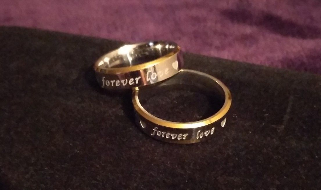 FOREVER LOVE♥️His & Hers Wedding Rings