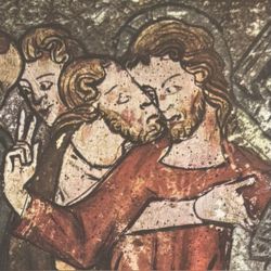 JUDAS KISS Original Vintage Poster Norway Norwegian Antique Fine Art Print Stave Church Collectible 1950’s Italy Printed