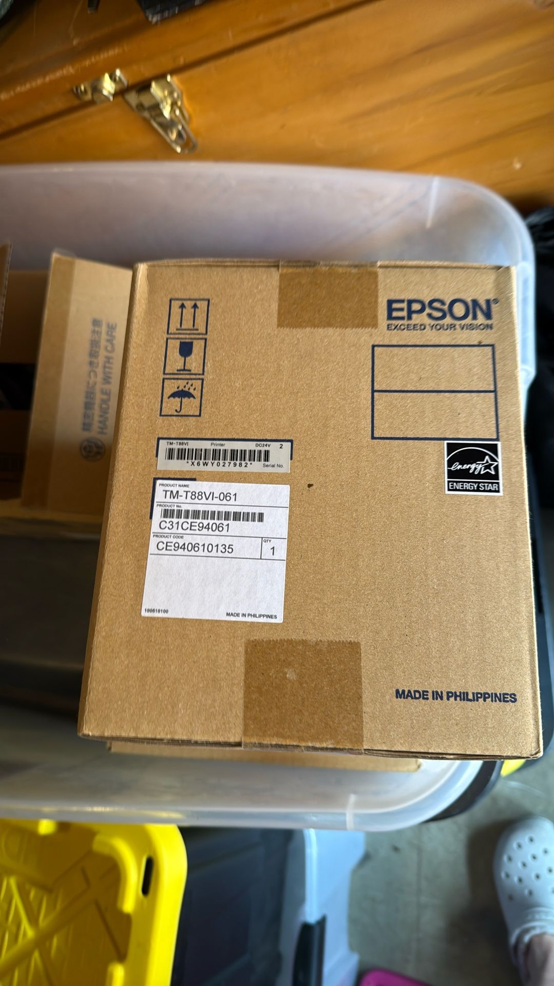 Epson TM-T88VI point-of-sale receipt printers Lot of 5