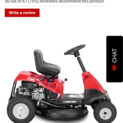 

"Troy-Bilt 30"" Riding Lawn Mower quan