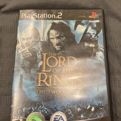 LORD OF THE RINGS TWO TOWERS PS2