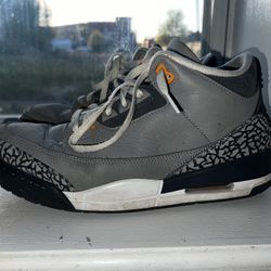 Air Jordan 3 Cool Grey 10.5 