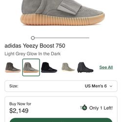 Adidas Yeezy 750 Boost OG