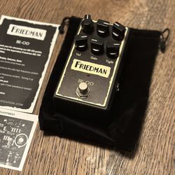 MINT CONDITION Friedman BE-OD Pedal