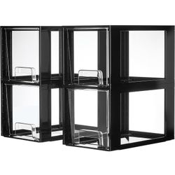 Vtopmart 4 Pack Large Stackable Storage.