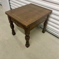 Solid Wood End Table