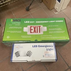 Emergency Light & Exit Sign Light 