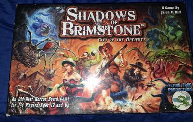 Shadows of Brimstone Rpg board game painted
